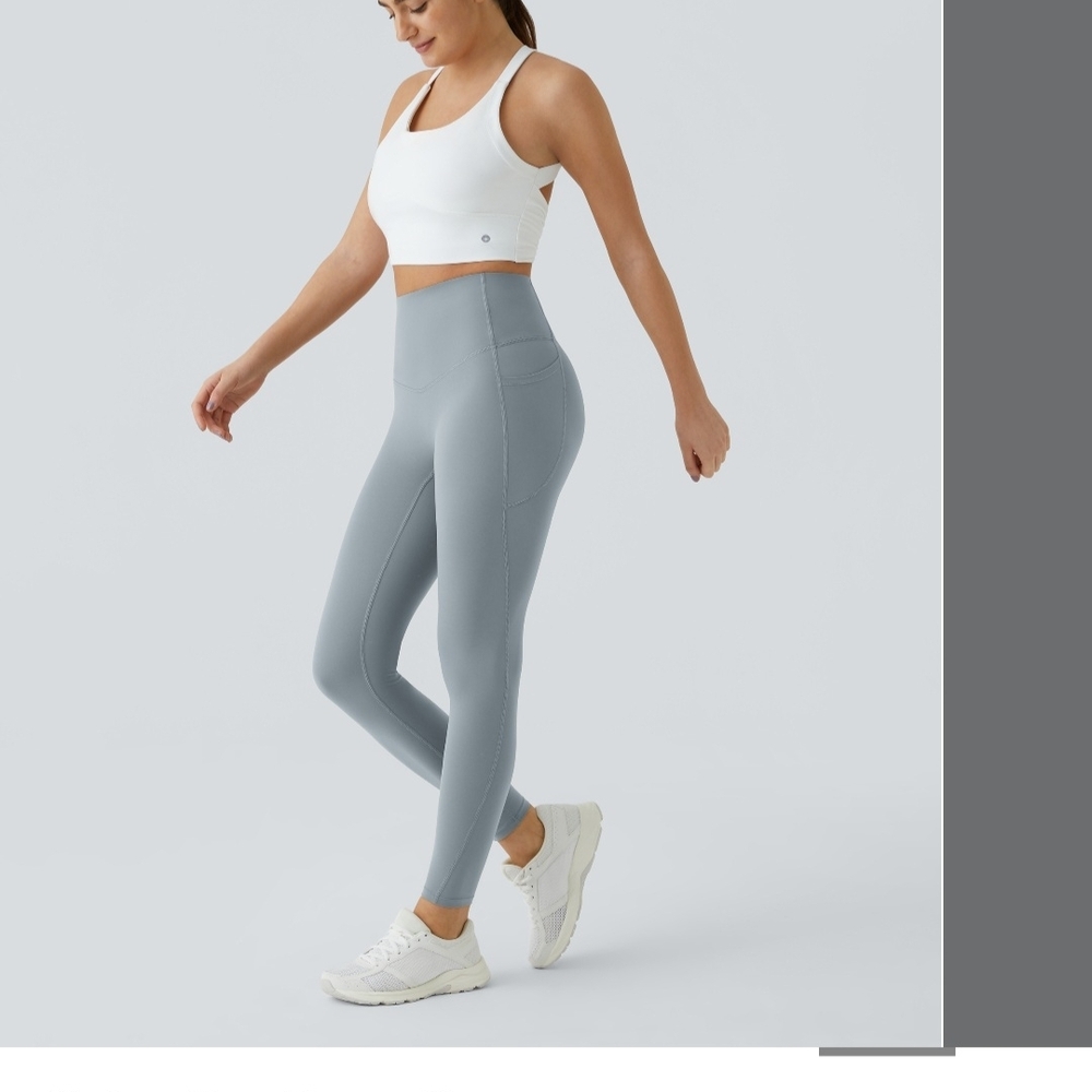 HALARA Leggings in Grayish Blue, Brown And Tan - Picture 11 of 12